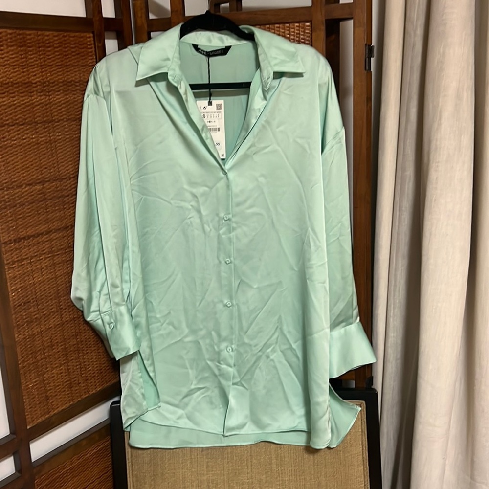 Zara Button down shirt/dress